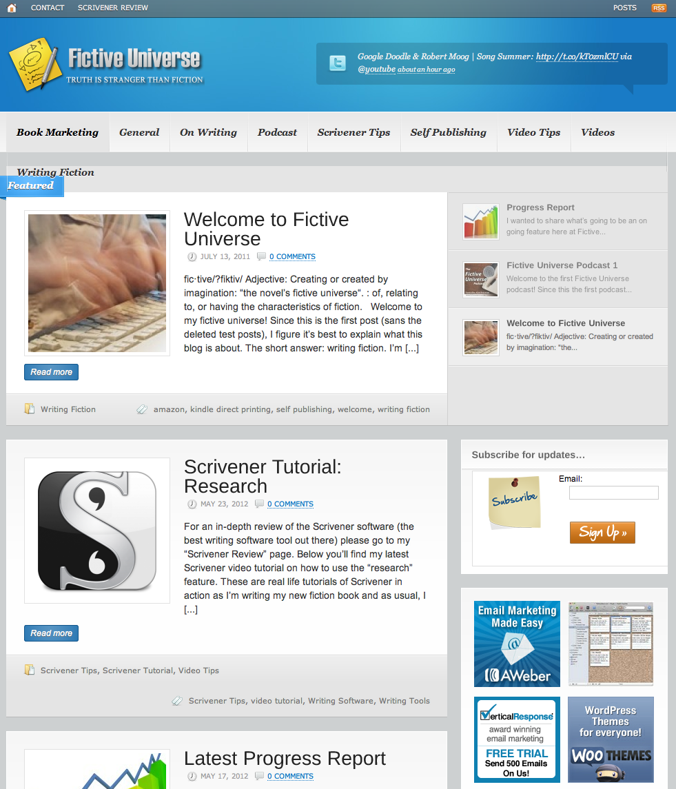 Fiction Writing Blog