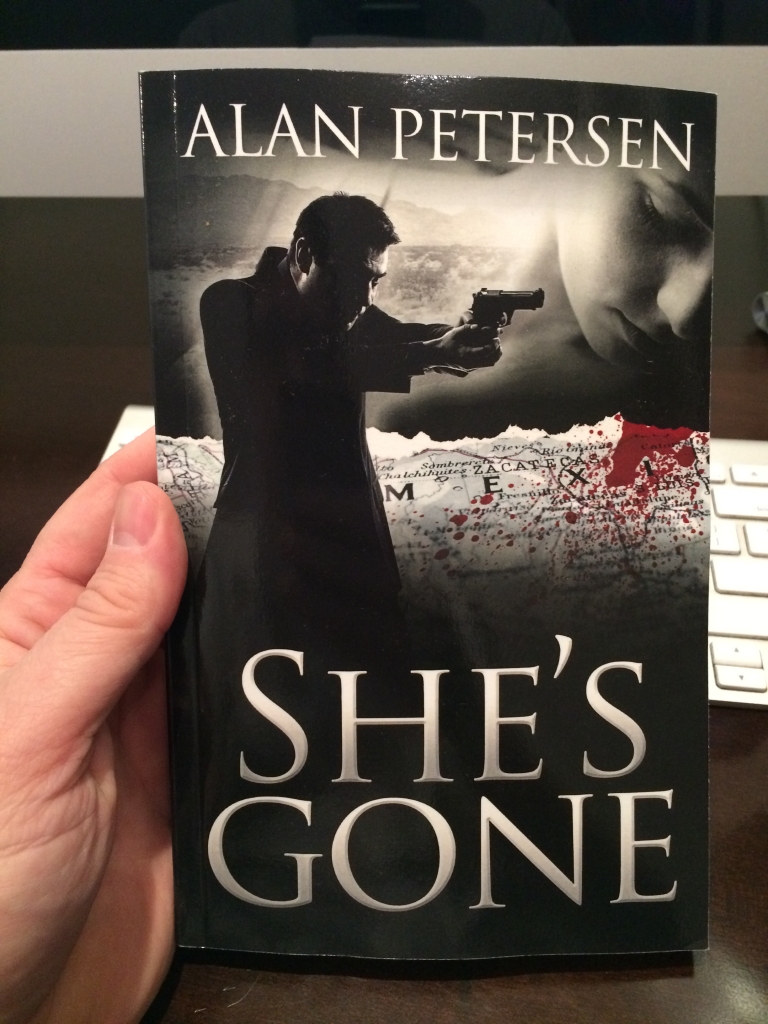 New Paperback Book Cover for She's Gone